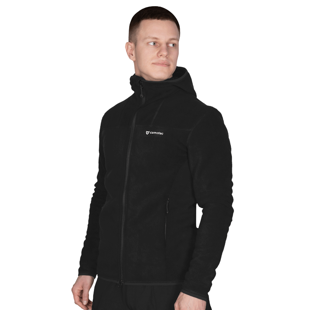 Кофта Camotec Nippy Hood Fleece Black Фото 2